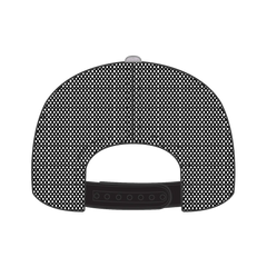 OTTO 112-1 6 Panel Mid Profile Mesh Back Trucker Cap - H. Gry/H. Gry/Blk