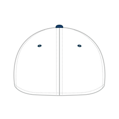 OTTO 12-267 ’OTTO Flex’ Fitted 6 Panel Low Profile Baseball Cap - Ryl/Wht/Wht - Ryl/Wht/Wht / 7’’ - 7 1/4’’