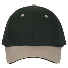 OTTO 12-267 ’OTTO Flex’ Fitted 6 Panel Low Profile Baseball Cap - Kha/Dk.Grn/Dk.Grn - Kha/Dk.Grn/Dk.Grn / 7’’ - 7 1/4’’