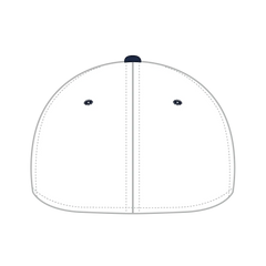 OTTO 12-267 ’OTTO Flex’ Fitted 6 Panel Low Profile Baseball Cap - Nvy/Wht/Wht - Nvy/Wht/Wht / 7’’ - 7 1/4’’