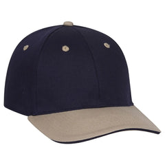 OTTO 12-267 ’OTTO Flex’ Fitted 6 Panel Low Profile Baseball Cap - Kha/Nvy/Nvy - Kha/Nvy/Nvy / 7’’ - 7 1/4’’