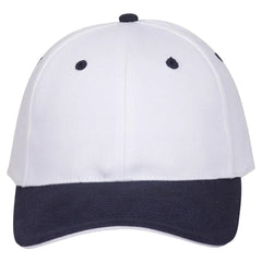 OTTO 12-267 ’OTTO Flex’ Fitted 6 Panel Low Profile Baseball Cap - Nvy/Wht/Wht - Nvy/Wht/Wht / 7’’ - 7 1/4’’