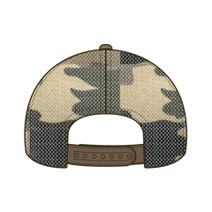 OTTO 121-1281 6 Panel Low Profile Mesh Back Trucker Dad Cap - Camo 010 - Camo 010 / 7 3/8’’ - 7 5/8’’