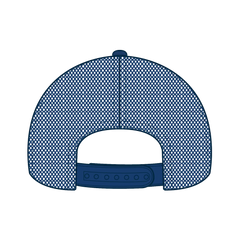 OTTO 121-858 6 Panel Low Profile Mesh Back Trucker Dad Cap - Ryl/Wht/Ryl - Ryl/Wht/Ryl / 6 1/2’’ - 7 5/8’’