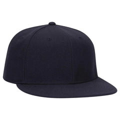 OTTO 123-969 ’OTTO Fit’ 6 Panel Mid Profile Flat Visor Baseball Cap - Navy
