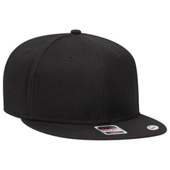 OTTO 125-1038 “Snap” 6 Panel Pro Style Snapback Cap - Black