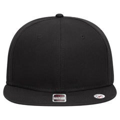OTTO 125-1038 “Snap” 6 Panel Pro Style Snapback Cap - Black