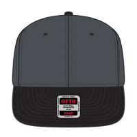 OTTO 125-1038 “Snap” 6 Panel Pro Style Snapback Cap - Blk/Ch.Gry/Ch.Gry - Blk/Ch.Gry/Ch.Gry / 6 1/2’’ - 7 5/8’’