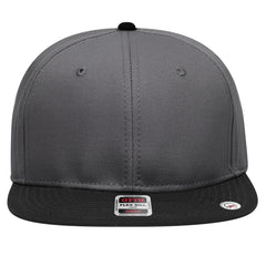OTTO 125-1038 “Snap” 6 Panel Pro Style Snapback Cap - Blk/Ch.Gry/Ch.Gry - Blk/Ch.Gry/Ch.Gry / 6 1/2’’ - 7 5/8’’