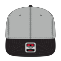 OTTO 125-1038 “Snap” 6 Panel Pro Style Snapback Cap - Blk/Gry/Gry - Blk/Gry/Gry / 6 1/2’’ - 7 5/8’’