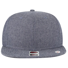 OTTO 125-1038 “Snap” 6 Panel Pro Style Snapback Cap - Navy - Navy / 6 1/2’’ - 7 5/8’’