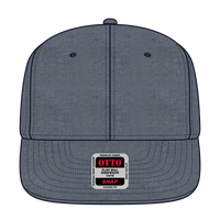 OTTO 125-1038 “Snap” 6 Panel Pro Style Snapback Cap - Navy - Navy / 6 1/2’’ - 7 5/8’’