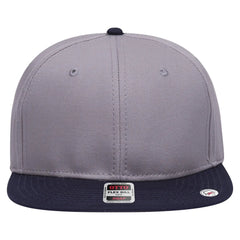 OTTO 125-1038 “Snap” 6 Panel Pro Style Snapback Cap - Nvy/Gry/Gry - Nvy/Gry/Gry / 6 1/2’’ - 7 5/8’’