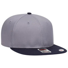 OTTO 125-1038 “Snap” 6 Panel Pro Style Snapback Cap - Nvy/Gry/Gry - Nvy/Gry/Gry / 6 1/2’’ - 7 5/8’’