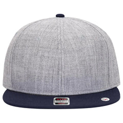 OTTO 125-978 ’OTTO Snap’ 6 Panel Pro Style Snapback Cap - Nvy/H.Gry/H.Gry - Nvy/H.Gry/H.Gry / 6 1/2’’ - 7 5/8’’