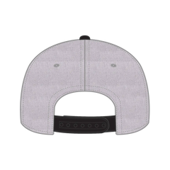 OTTO 125-978 ’OTTO Snap’ 6 Panel Pro Style Snapback Cap - Blk/H.Gry/H.Gry - Blk/H.Gry/H.Gry / 6 1/2’’ - 7 5/8’’