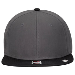 OTTO 125-978 ’OTTO Snap’ 6 Panel Pro Style Snapback Cap - Blk/Ch.Gry/Ch.Gry - Blk/Ch.Gry/Ch.Gry / 6 1/2’’ - 7 5/8’’
