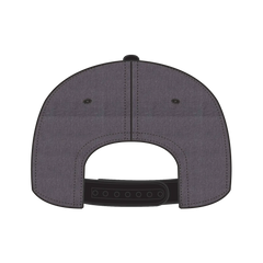 OTTO 125-978 ’OTTO Snap’ 6 Panel Pro Style Snapback Cap - Blk/H.Blk/H.Blk - Blk/H.Blk/H.Blk / 6 1/2’’ - 7 5/8’’