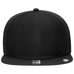 OTTO 125-978 ’OTTO Snap’ 6 Panel Pro Style Snapback Cap - Black - Black / 6 1/2’’ - 7 5/8’’