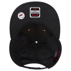 OTTO 125-978 ’OTTO Snap’ 6 Panel Pro Style Snapback Cap - Blk/Cork/Blk - Blk/Cork/Blk / 6 1/2’’ - 7 5/8’’