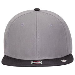OTTO 125-978 ’OTTO Snap’ 6 Panel Pro Style Snapback Cap - Blk/Gry/Gry - Blk/Gry/Gry / 6 1/2’’ - 7 5/8’’