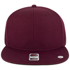 OTTO 125-978 ’OTTO Snap’ 6 Panel Pro Style Snapback Cap - Burg. Marn - Burg. Marn / 6 1/2’’ - 7 5/8’’