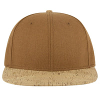 OTTO 125-978 ’OTTO Snap’ 6 Panel Pro Style Snapback Cap - Cork/Cy Brn - Cork/Cy Brn / 6 1/2’’ - 7 5/8’’
