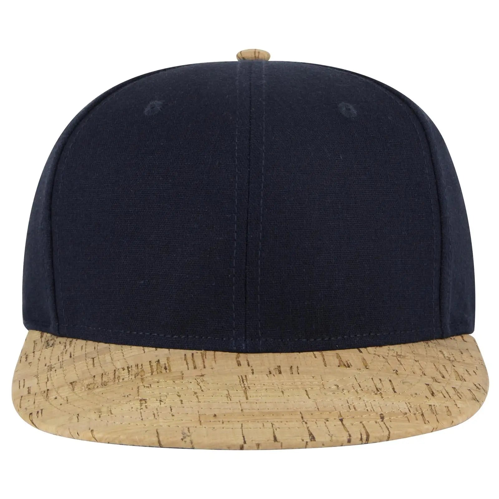 OTTO 125-978 ’OTTO Snap’ 6 Panel Pro Style Snapback Cap - Cork/Nvy - Cork/Nvy / 6 1/2’’ - 7 5/8’’