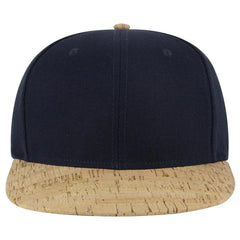 OTTO 125-978 ’OTTO Snap’ 6 Panel Pro Style Snapback Cap - Cork/Nvy - Cork/Nvy / 6 1/2’’ - 7 5/8’’