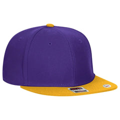 OTTO 125-978 ’OTTO Snap’ 6 Panel Pro Style Snapback Cap - Gld/Pur/Pur - Gld/Pur/Pur / 6 1/2’’ - 7 5/8’’