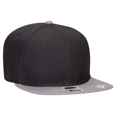 OTTO 125-978 ’OTTO Snap’ 6 Panel Pro Style Snapback Cap - Gry/Blk/Blk - Gry/Blk/Blk / 6 1/2’’ - 7 5/8’’
