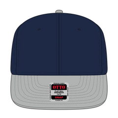 OTTO 125-978 ’OTTO Snap’ 6 Panel Pro Style Snapback Cap - Gry/Nvy/Nvy - Gry/Nvy/Nvy / 6 1/2’’ - 7 5/8’’