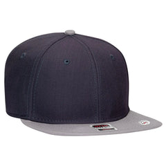 OTTO 125-978 ’OTTO Snap’ 6 Panel Pro Style Snapback Cap - Gry/Nvy/Nvy - Gry/Nvy/Nvy / 6 1/2’’ - 7 5/8’’