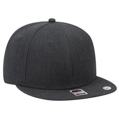 OTTO 125-978 ’OTTO Snap’ 6 Panel Pro Style Snapback Cap - Heath. Black - Heath. Black / 6 1/2’’ - 7 5/8’’