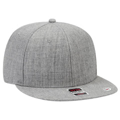 OTTO 125-978 ’OTTO Snap’ 6 Panel Pro Style Snapback Cap - Heath. Gray - Heath. Gray / 6 1/2’’ - 7 5/8’’