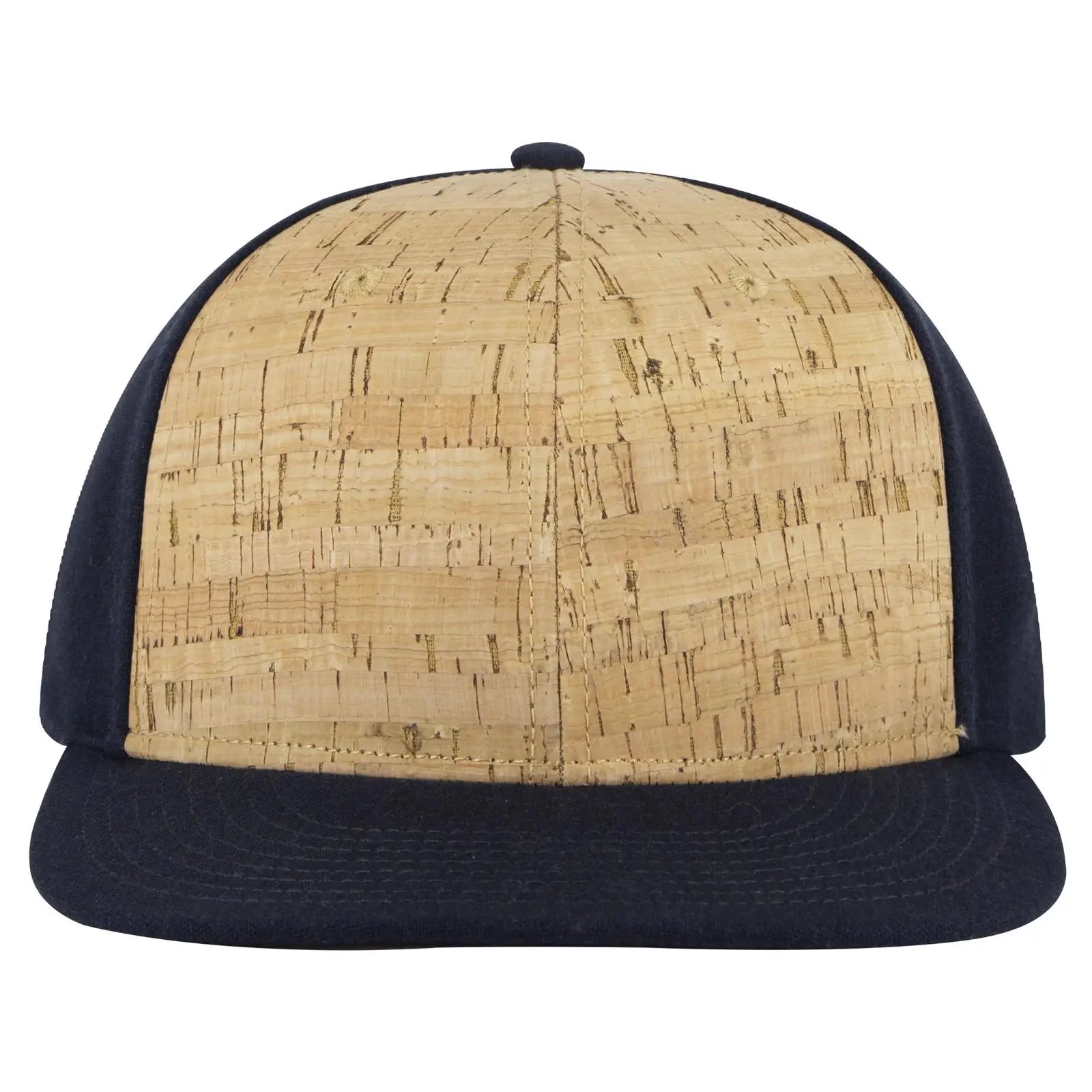OTTO 125-978 ’OTTO Snap’ 6 Panel Pro Style Snapback Cap - Nvy/Cork/Nvy - Nvy/Cork/Nvy / 6 1/2’’ - 7 5/8’’