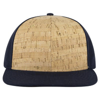 OTTO 125-978 ’OTTO Snap’ 6 Panel Pro Style Snapback Cap - Nvy/Cork/Nvy - Nvy/Cork/Nvy / 6 1/2’’ - 7 5/8’’