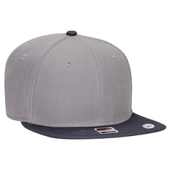 OTTO 125-978 ’OTTO Snap’ 6 Panel Pro Style Snapback Cap - Nvy/Gry/Gry - Nvy/Gry/Gry / 6 1/2’’ - 7 5/8’’