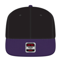 OTTO 125-978 ’OTTO Snap’ 6 Panel Pro Style Snapback Cap - Pur/Blk/Blk - Pur/Blk/Blk / 6 1/2’’ - 7 5/8’’