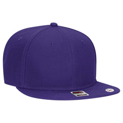 OTTO 125-978 ’OTTO Snap’ 6 Panel Pro Style Snapback Cap - Purple - Purple / 6 1/2’’ - 7 5/8’’