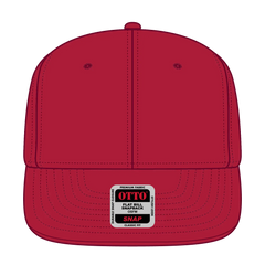 OTTO 125-978 ’OTTO Snap’ 6 Panel Pro Style Snapback Cap - Red - Red / 6 1/2’’ - 7 5/8’’