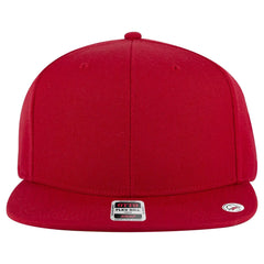 OTTO 125-978 ’OTTO Snap’ 6 Panel Pro Style Snapback Cap - Red - Red / 6 1/2’’ - 7 5/8’’