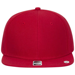 OTTO 125-978 ’OTTO Snap’ 6 Panel Pro Style Snapback Cap - Red - Red / 6 1/2’’ - 7 5/8’’