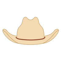 OTTO 129-1326 Straw Cowboy Hat with Adjustable Cord - Natural - Natural / 77 1/4’’ - 7 1/2’’