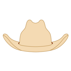 OTTO 129-1326 Straw Cowboy Hat with Adjustable Cord - Natural