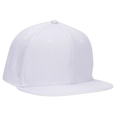 OTTO 13-1005 ’OTTO Flex’ Fitted 6 Panel Mid Profile Baseball Cap - White - White / 7’’ - 7 1/4’’