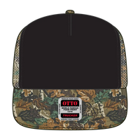 OTTO 132-1037 ’OTTO Snap’ Camouflage 5 Panel High Crown Mesh Back Trucker Cap - 003CPA - 003CPA / 6 1/2’’ - 7 5/8’’