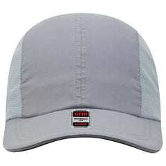 OTTO 133-1240 Reflective 6 Panel Running Cap - Gray - Gray / 6 1/2’’ - 7 5/8’’