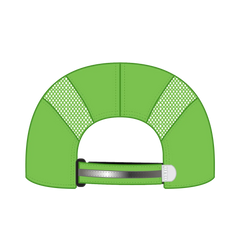 OTTO 133-1240 Reflective 6 Panel Running Cap - N. Green - N. Green / 6 1/2’’ - 7 5/8’’