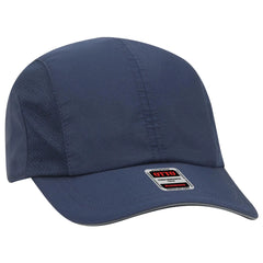 OTTO 133-1240 Reflective 6 Panel Running Cap - Navy - Navy / 6 1/2’’ - 7 5/8’’